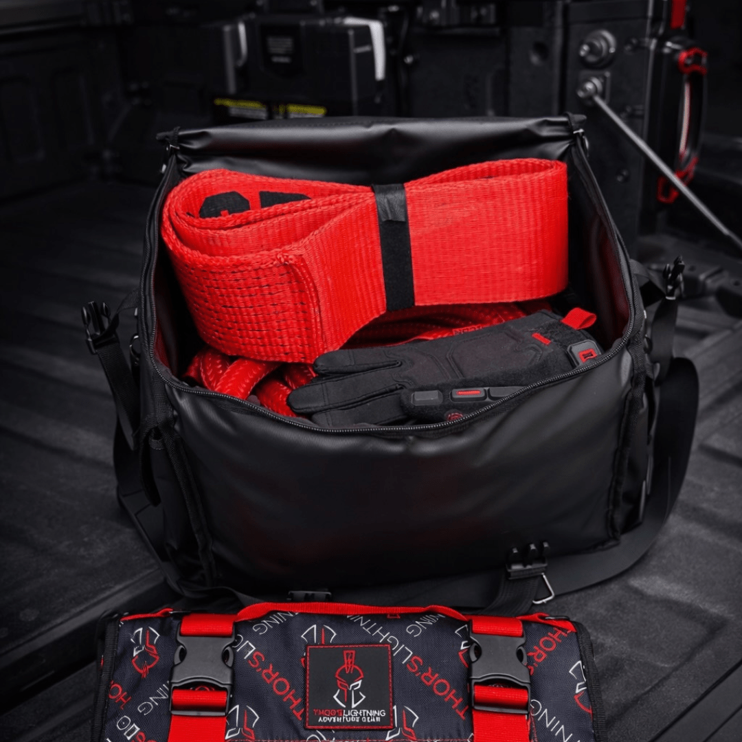 Thor’s Lightning Air System Storage Bag – Fits 12V Compressors & 4-Tire Inflation Kits, Heavy-Duty & Weather-Resistant
