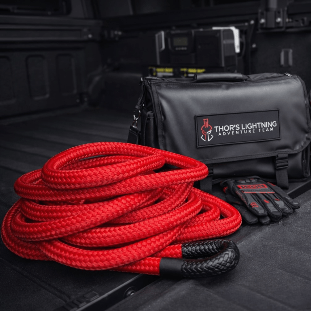 Thor’s Lightning Air System Storage Bag – Fits 12V Compressors & 4-Tire Inflation Kits, Heavy-Duty & Weather-Resistant