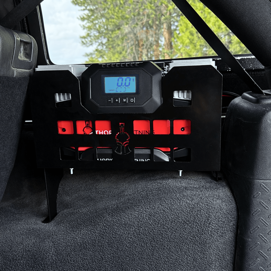 Thor’s Lightning Refuge MOLLE Air Compressor Mount for Jeep Wrangler JKU 2007–2018