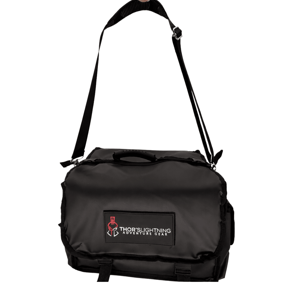 Thor’s Lightning Air System Storage Bag – Fits 12V Compressors & 4-Tire Inflation Kits, Heavy-Duty & Weather-Resistant
