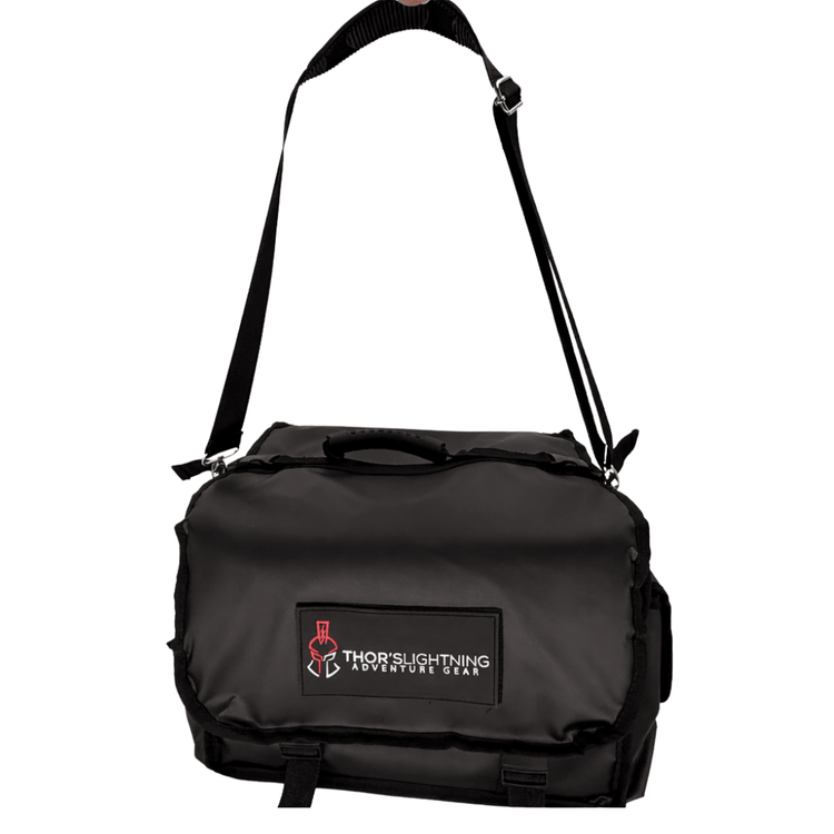 Thor’s Lightning Air System Storage Bag – Fits 12V Compressors & 4-Tire Inflation Kits, Heavy-Duty & Weather-Resistant