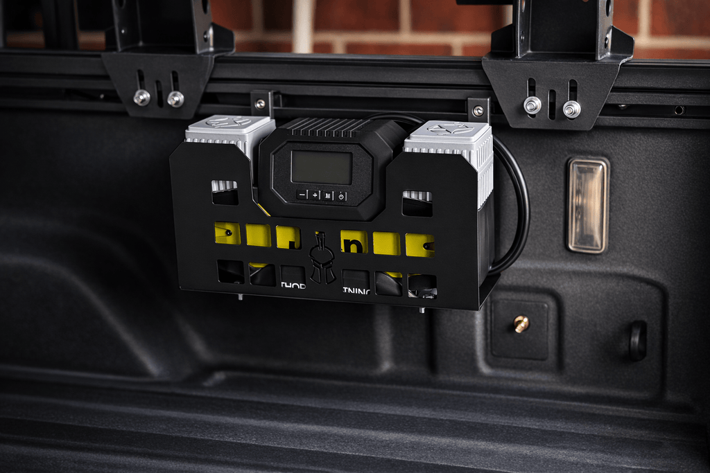 Thor’s Lightning Refuge MOLLE Universal Air Compressor Mount | 11-Gauge Steel