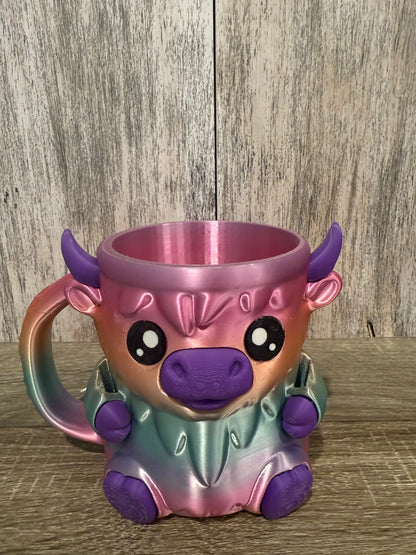 3D Highlander Cow (Ice Cream/Spoon Holder)