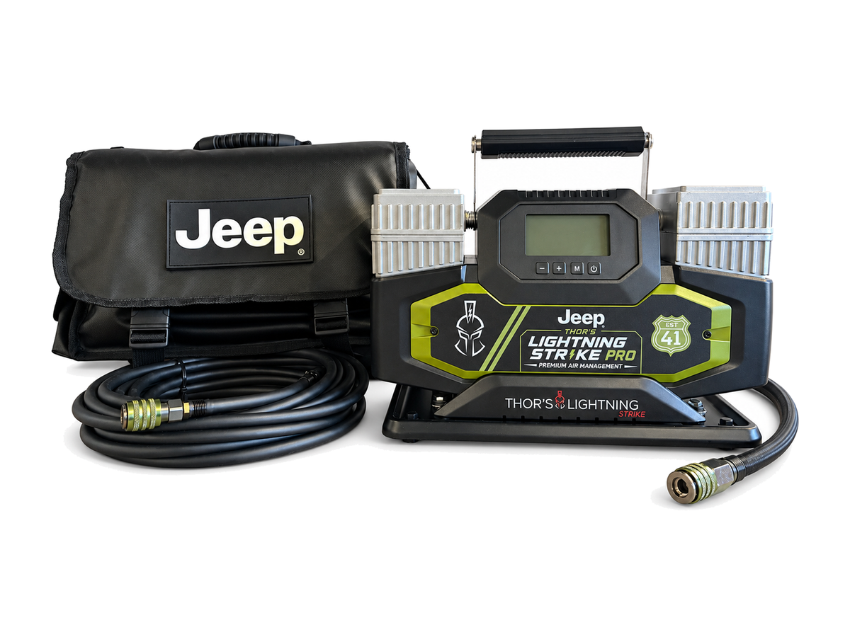 Thor’s Lightning StrikePro™ 12V Portable Air Compressor | 10.6 CFM Automatic Inflation & Deflation