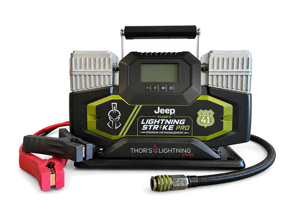 Thor’s Lightning StrikePro™ 12V Portable Air Compressor | 10.6 CFM Automatic Inflation & Deflation
