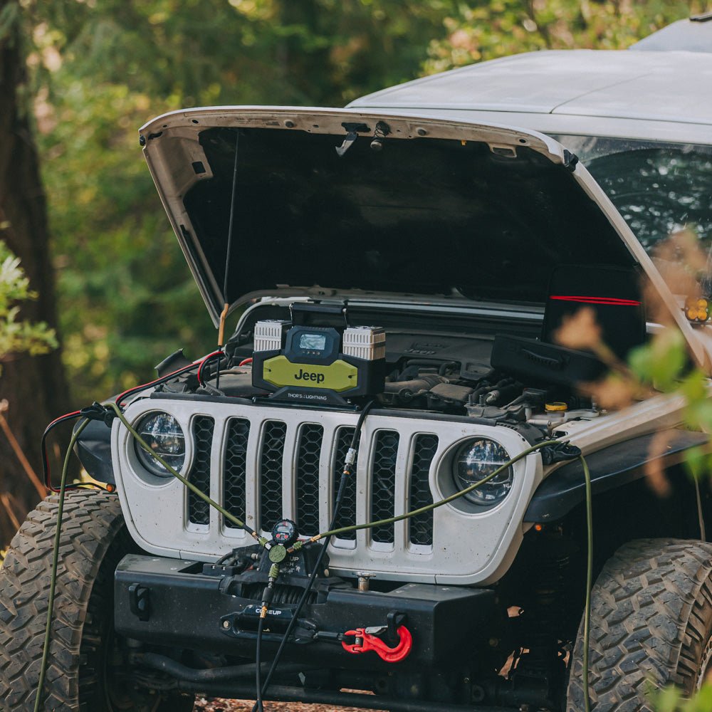 Jeep® Thor’s Lightning Rapid 4-Tire Air System | 300 PSI Braided Hose