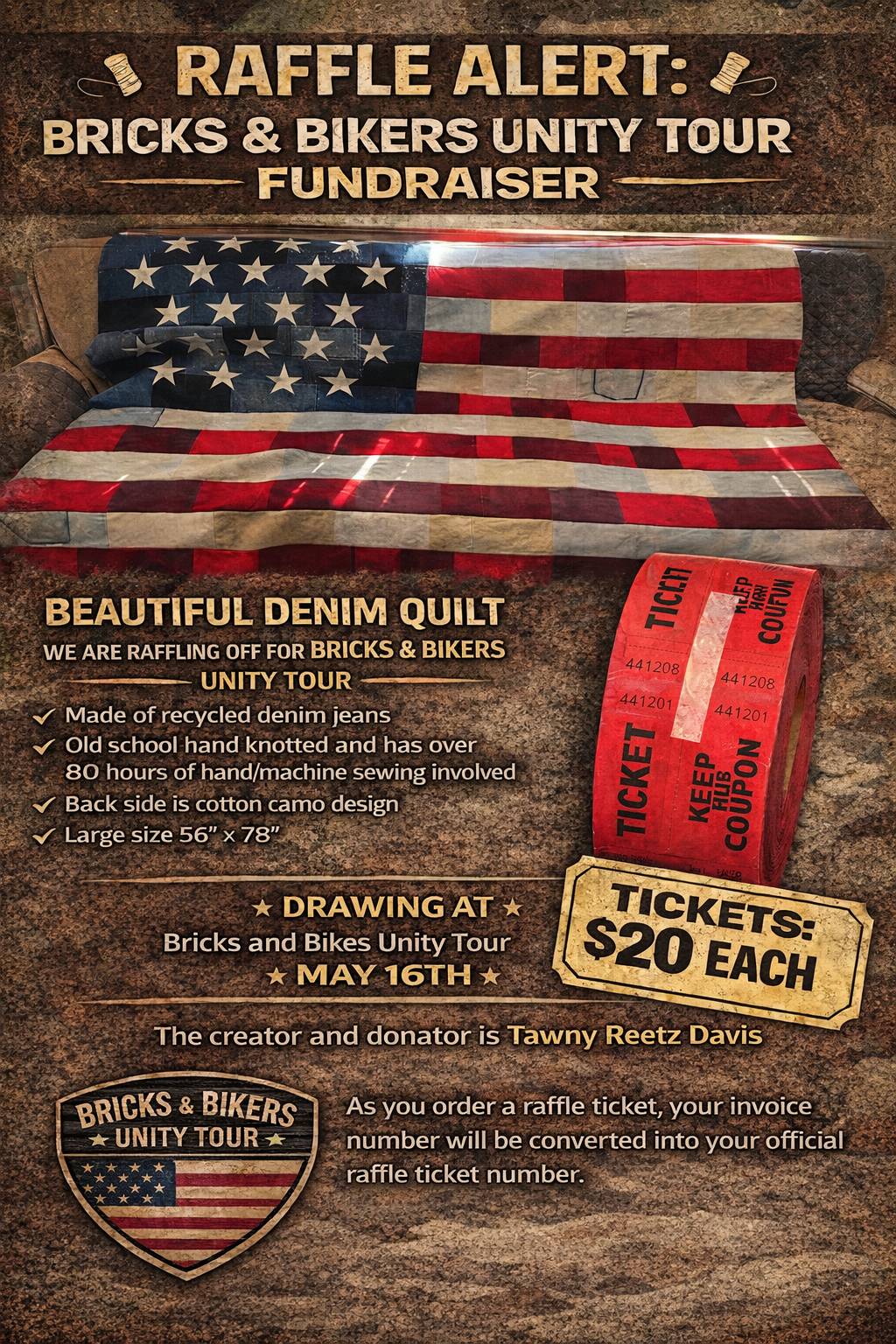 Quilted Blanket Raffel