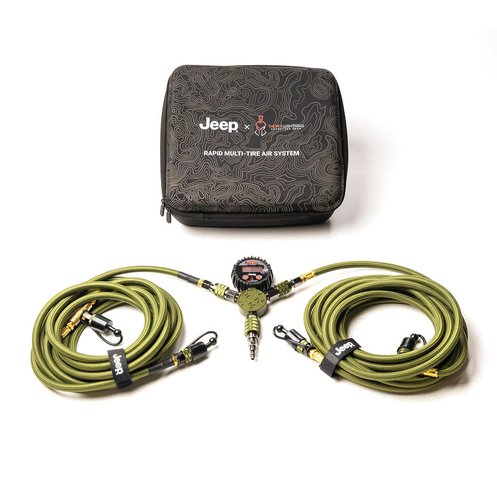 Jeep® Thor’s Lightning Rapid 4-Tire Air System | 300 PSI Braided Hose